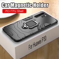 Luxury Magnetic Holder Case For Huawei P30 Lite P30 Pro Mate 20 Lite Mate 20 Pro