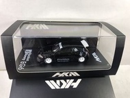 HKM 1:64 合金模型 Honda Civic EG6 Rocket Bunny 黑