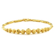 CHOW SANG SANG 999.9 24K Gold Price-by-Weight Gold Bracelet for Women 62779B | 5.1", 17 CM