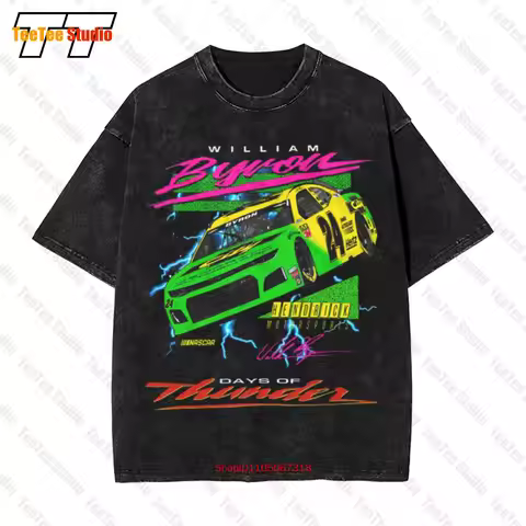 William Byron Hendrick Motorsports Team Day Of Thunder Vintage Oversized T-Shirt KT8G