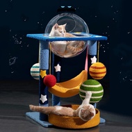 2023 Cat Tree Galaxy Tower with Large transparent ball , Cat Condo with Cat Scratching Toys, Cat Play Houses