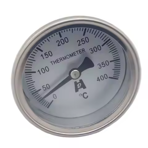 HD Stainless Steel bi-metallic Thermometer 0-400 degrees,and 500 degrees M14*2 Thread WSS-303