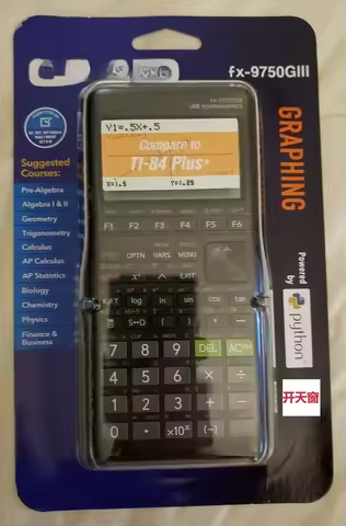 Fx-9750GIII/9860giii Graphic Calculator Sat/AP Exam Python