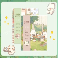 [TẶNG BÚT BI] Lốc 10 Vở kẻ ngang Hải Tiến 80 trang NOVA 3286 - Định lượng 70gsm - Gáy đóng ghim bìa 