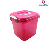 Claris 1058 Plastic Container Box Q-bic 43 Liter Handle Lid Non