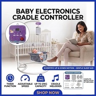 Electronic Baby Cradle Automatic Smart Timer Auto Swing Spring Buai Elektrik Motor Crib Bed