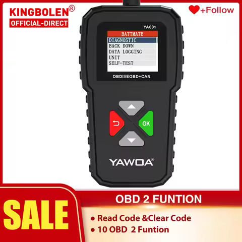 OBD2 Scanner YA001 Auto Diagnostic Tools OBDII EOBD Code Reader 12V Car Diagnosis PK LAUNCH X431 CR3