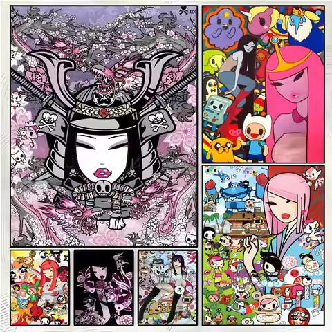 Cute Brand T-Tokidoki Poster Superior Home Space Pub Indoor Decorative Art & Home Decor
