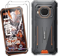 HuiYouMY Mobile Phone Case for Blackview BV6200/BV6200 Pro/BV6200 Plus, Transparent Case with 2 Piec