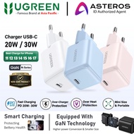 UGREEN GaN-N Mini PD Type C Fast Charging 20W 30W Charger Head Ugreen Charger