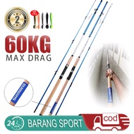 Batang Joran Casting Rod Spinning Rod Joran Pancing Fishing Rod Udang Galah Rod MH Power