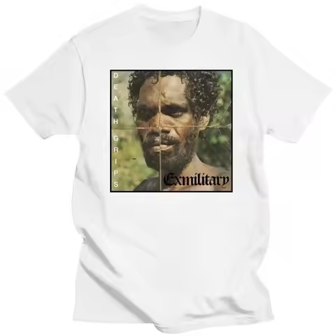 Death Grips Exmilitary Classic Summer Casual Pure Cotton Large-Sized Short-Sleeved T-Shirt for Lover