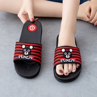 selipar wanita selipar perempuan Cartoon Cartoon Home Bathroom Anti-Slip Plastic Thick-Soled Slipper