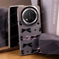 Honor X9C X9B 5G Case Honor X9C Smart Case Black Bow Mobile Phone Case Shockproof Hard Shell Anti-sc