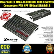[NEW EDITION] ASHLEY MIXER XMAN-16 XMAN 16 XMAN16 (18 CHANNEL) ORIGINAL ASHLEY BLUETOOTH - USB