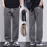 Straight Cut Baggy Kargo Cargo Kerja American Casual Slack Pants M-5XL Seluar m lelaki Cotton Loose 