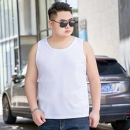 เสื้อกล้ามผู้ชายใส่ช่วงฤดูร้อนไซส์ใหญ่สายเดี่ยวสีล้วนเพิ่มขนาดใหญ่พิเศษเสื้อซับในสำหรับคนอ้วนทรงหลวม