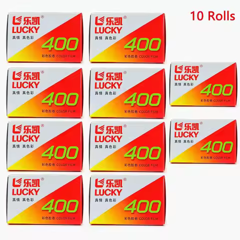 New LUCKY C400 1/3/5/8/10 Rolls 35mm Color C41 Film ISO 400/24° Color Film Upgrade For Kodak Fujifil