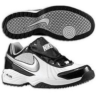 "綠野運動廠"~2011年最新Nike Air Diamond Trainer 白/黑銀標,氣墊教練鞋,練習鞋,賽後鞋!優惠促銷