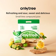 onlytree small lime juice drink green orange lemon juice，Refreshing and greasy, rich in vitamin C