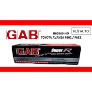 Toyota Avanza F602/F652/F654/Rush Rear Super R Premium Sport Shock Absorber [Gab](1set 2pcs)