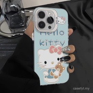 Hug Bear Cute Cat Phone Case Suitable for iPhone 11 12 13 promax 14 15 16 pro max 8plus xsmax xr xs 