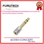 Furutech F63-S (Gold) Adaptator 3.5mm To 6.3mm Stereo