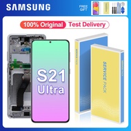 6.8''Original Screen For Samsung Galaxy S21 Ultra 5G Lcd Display Touch Screen Digitizer Parts For Sa