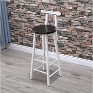 Bar counter high stool high stool skin-friendly bar chair round chair creative thickened dining chair portable and comfortable simple