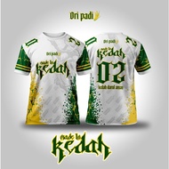 Baju Sublimation Made in Kedah (ORI PADI SERIES) Tshirt Baju Microfiber Jersi Jersey Sublimation Tshirt Jersey