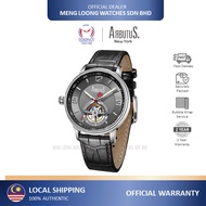 ARBUTUS AR1803SNB Skeleton Leather Strap Automatic Men watch