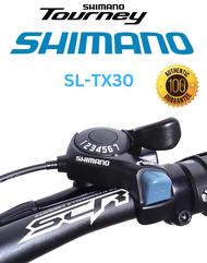 (ขายดี) มือเกียร์ Shimano Tourney รุ่น SL-TX30 ขนาด 6 Speed / 7 Speed เสือภูเขา หมอบ รถพับ ของแท้