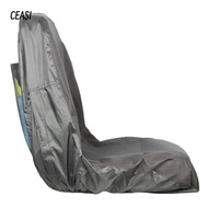 CEASI Tractor Seat Cover, Waterproof with 2 Storage Pockets Riding Lawn Mower Seat Cover, Universal 