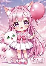 Agenda Scolaire Manga Fille: Journalier un Jour par Page | 12x17 cm, Format Standard | Ecole Primair