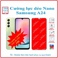 Toughened flexible screen protector for Samsung A24 phone