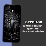 CC14 Flexible rubber softcase/ for oppo A3X spiderman character Motif/case oppo A3X Oppo A3X casing 
