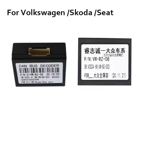 Raise VW-RZ-08 VW-RZ-58 Canbus Box For Android Volkswagen Skoda Seat Golf 5/6/Polo/Passat/jetta/Tigu