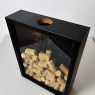 Red Wine Cork Display Frame Wine Cork Photo Frame Wine Bottle Cork Storage Box Collection Collection