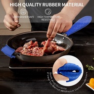 【GoA】-Silicone Hot Handle Holder for Cast Iron, 3 Pack Pot Handle Sleeve Non Slip Rubber Cover Set for Skillet Frying Pan