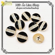 Luxury Beaded Plastic Button Set 1.3cm, 1.5cm, 1.8cm, 2cm Lisa
