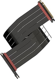 LINKUP - AVA5 PCIE 5.0 Riser Cable [90cm] RTX5090 RX9070 GPU Ready | x16 128GB/s Speed | Compatible 