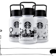 1 Liter Kreaby Waterbottle Tumbler Starbucks