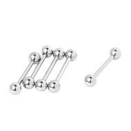 [szluzhen3gv] 5 Pieces 316L Stainless Steel Straight Bar Nose  Ring Septum Barbell  Earrings Body Je