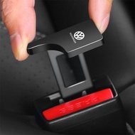 1pcs Metal Car Seat Safety Belt Buckle Car Emblem Hidden Seat-belt Locking Clip for Volkswagen VW GOLF POLO PASSAT TIGUAN TOURAN TOUAREG JETTA