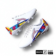 DS72 - Ortuseight Catalyst Liberte V4 White Junior Soccer Shoes 33-37 Children's Sports Shoes