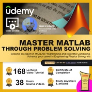 [Video Course] Master MATLAB through Guided Problem Solving (168 Lectures, 38 hours+ Video Tutorial)