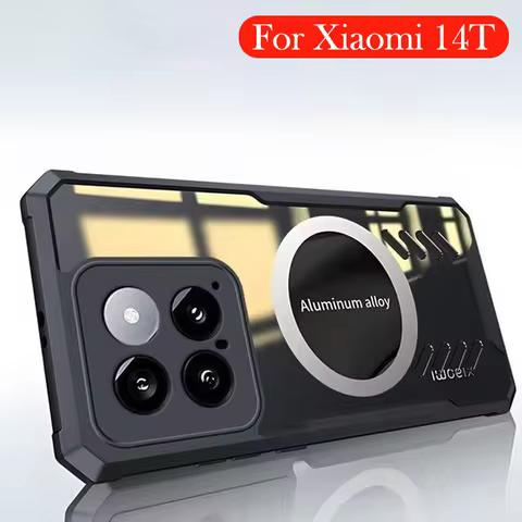 Magnetic Case For XIAOMI 14T PRO Heat Dissipation Back Cover Case for Xiaomi 14T Pro