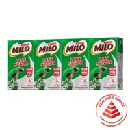 Milo UHT Less Sugar Chocolate Malted Milk -  4x125ml