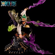 One Piece Zoro Kimono Action Figure Anime Wano Asura Statue Toys For Children