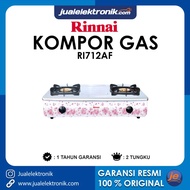 Rinnai Kompor Gas 2 Tungku Stainless - RI-712-AF